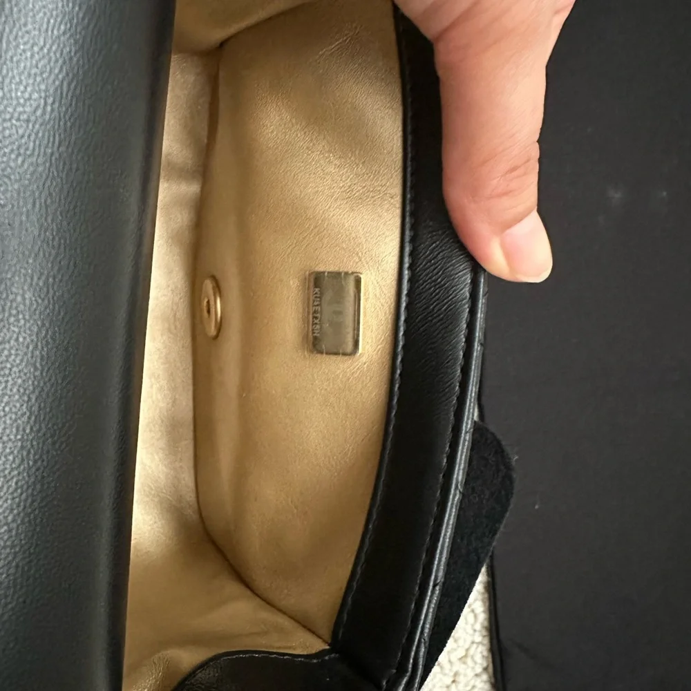 Brand new with tag 22C CHANEL pearl crush mini square black with gold ball - Picture 7 of 9